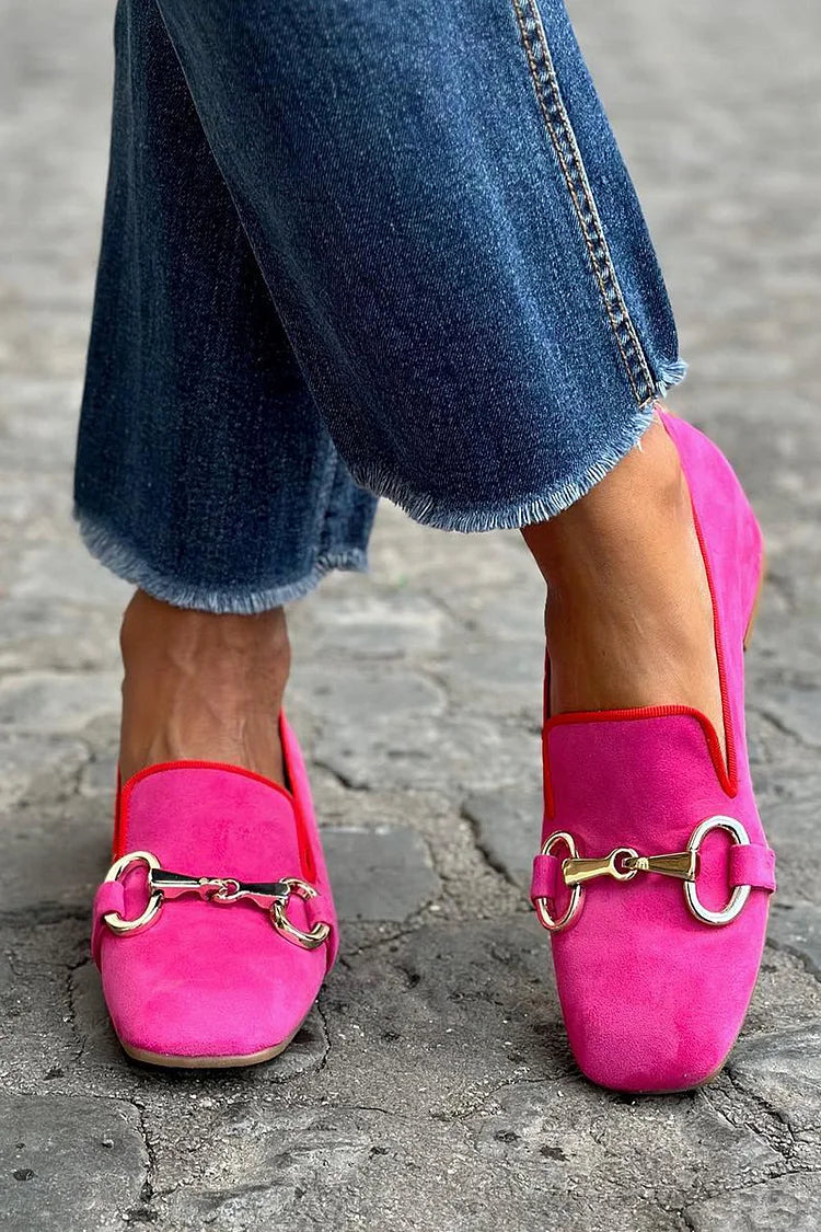 Jenesis™ Fluorescent Metal-Detail Loafers