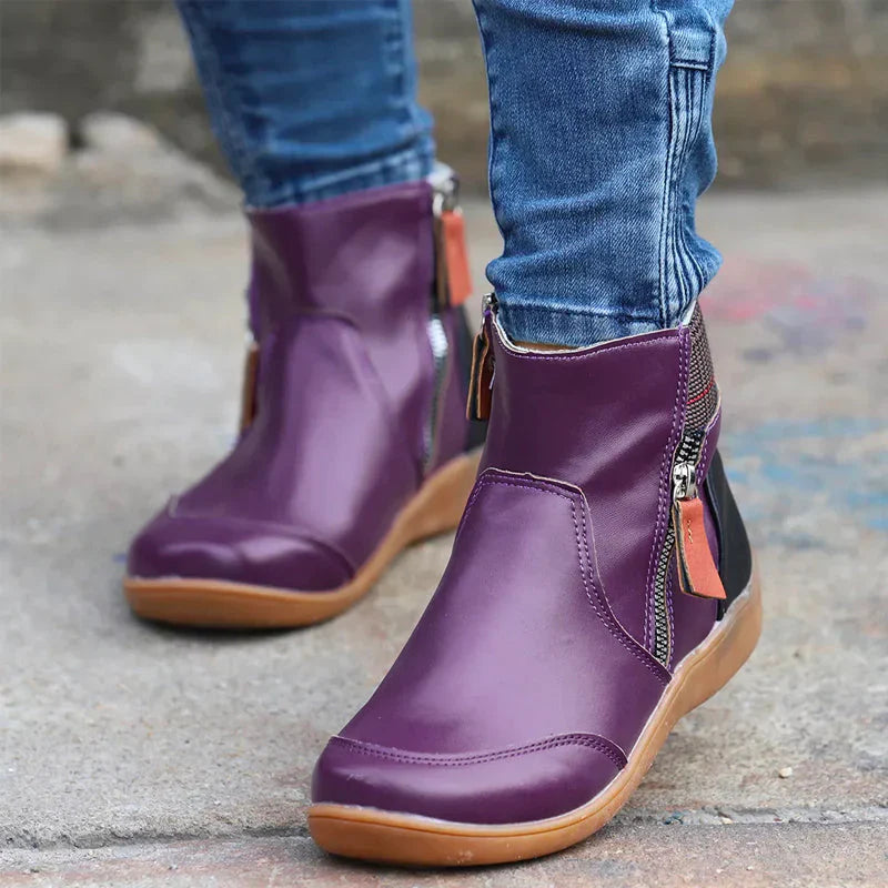 Moira | Premium Zipper Orthopedic Waterproof Boots