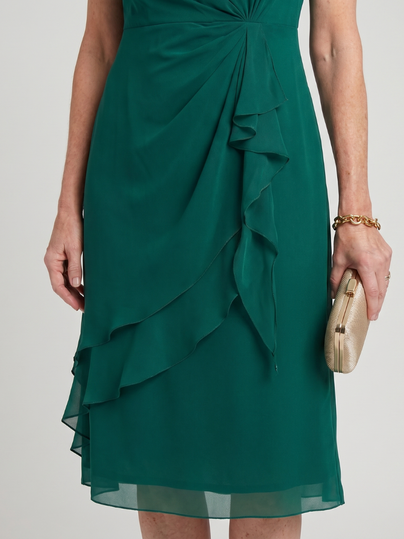 Sara - Elegant Draped Dress