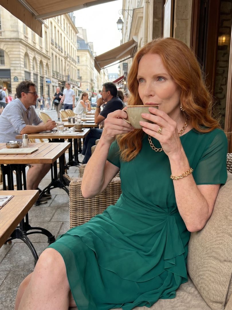 Sara - Elegant Draped Dress