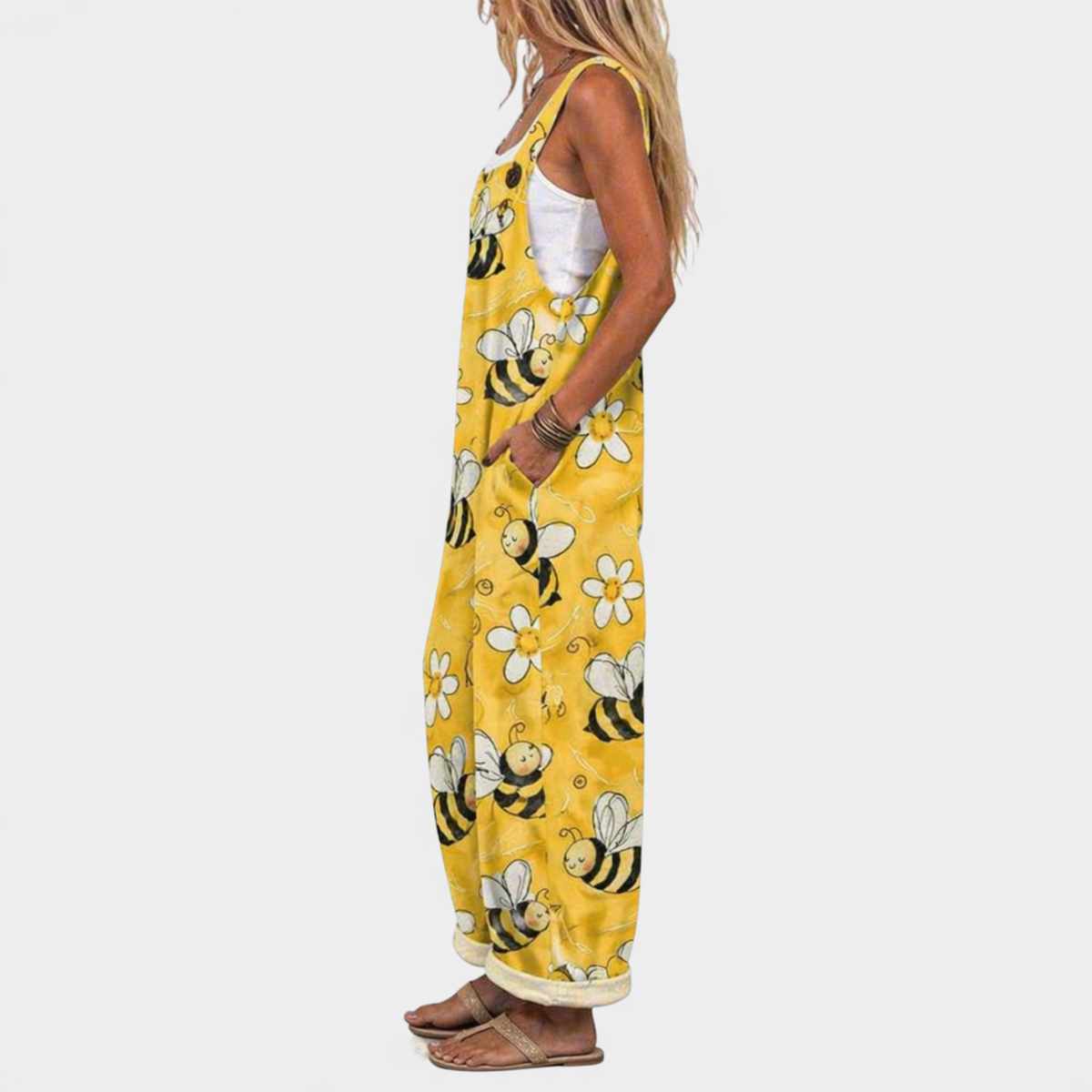 Pia™ - Comfortable Printed Overall