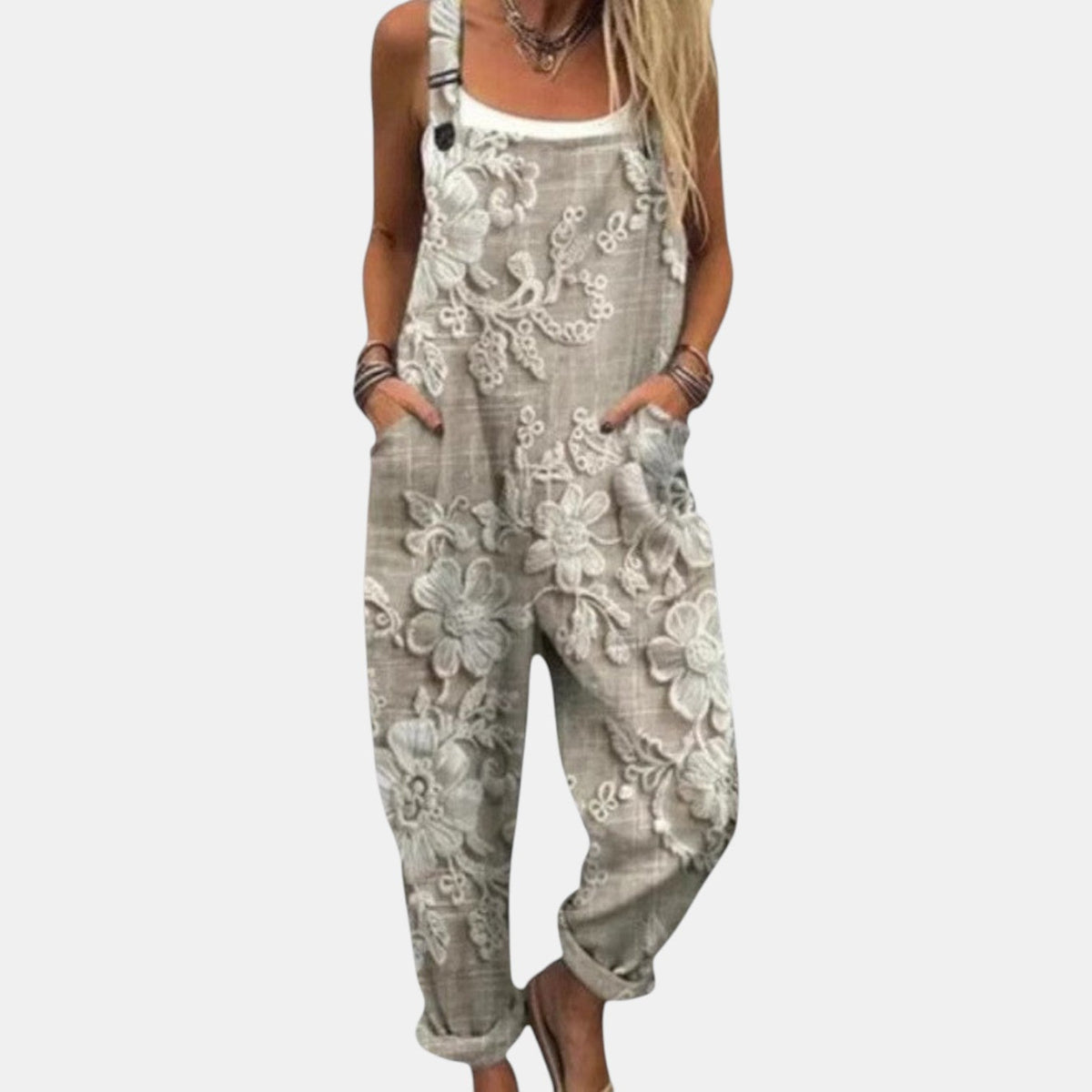 Clara™ - Comfortable Printed Overall