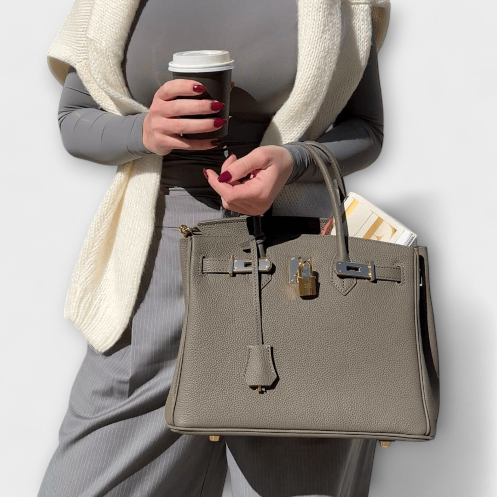 Kinsley™ Luxurious Leather Handbag