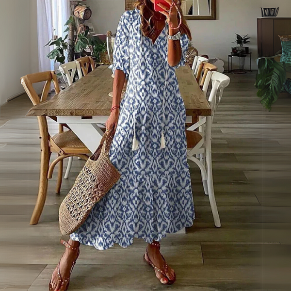 Paisley™ Chic Boho Midi Dress