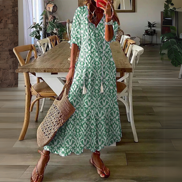 Paisley™ Chic Boho Midi Dress