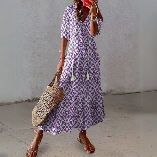 Paisley™ Chic Boho Midi Dress