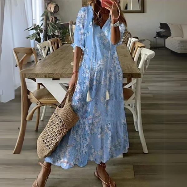 Paisley™ Chic Boho Midi Dress