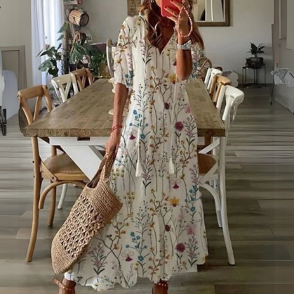 Paisley™ Chic Boho Midi Dress