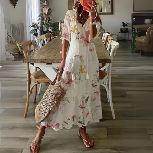 Paisley™ Chic Boho Midi Dress