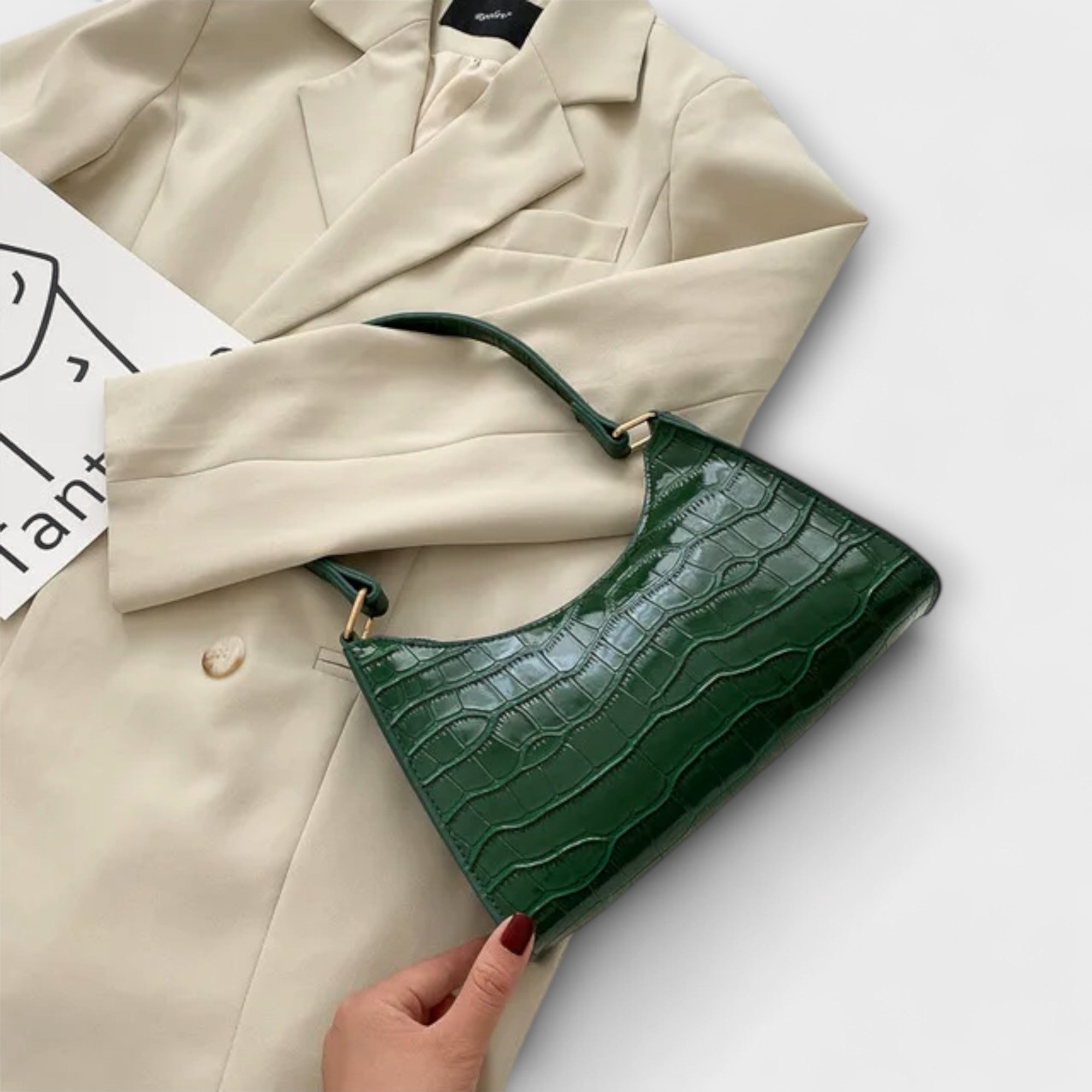 Millie™ Shiny Leather Bag