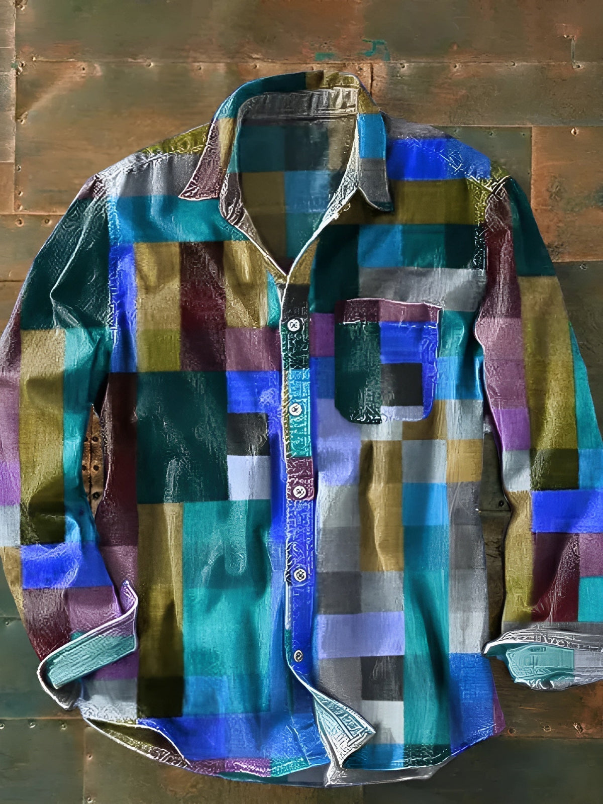 The Russel — Patchwork Statement Shirt