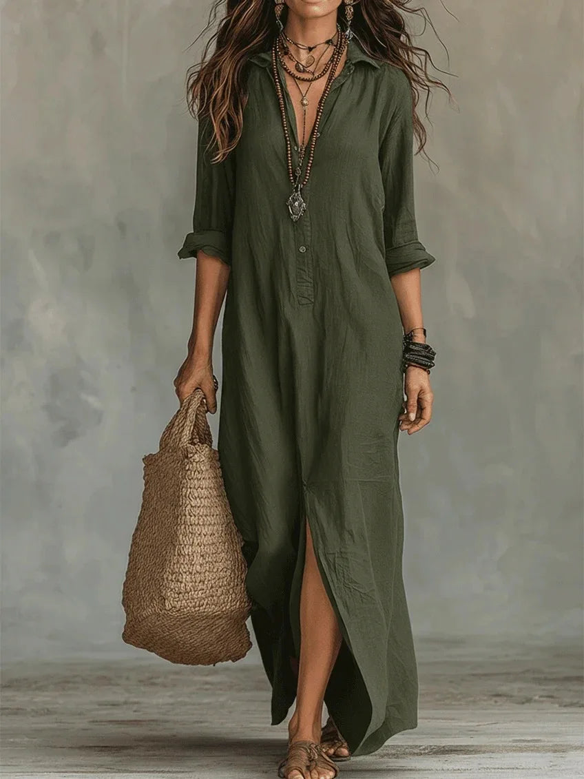 Lina™ – Linen Dress