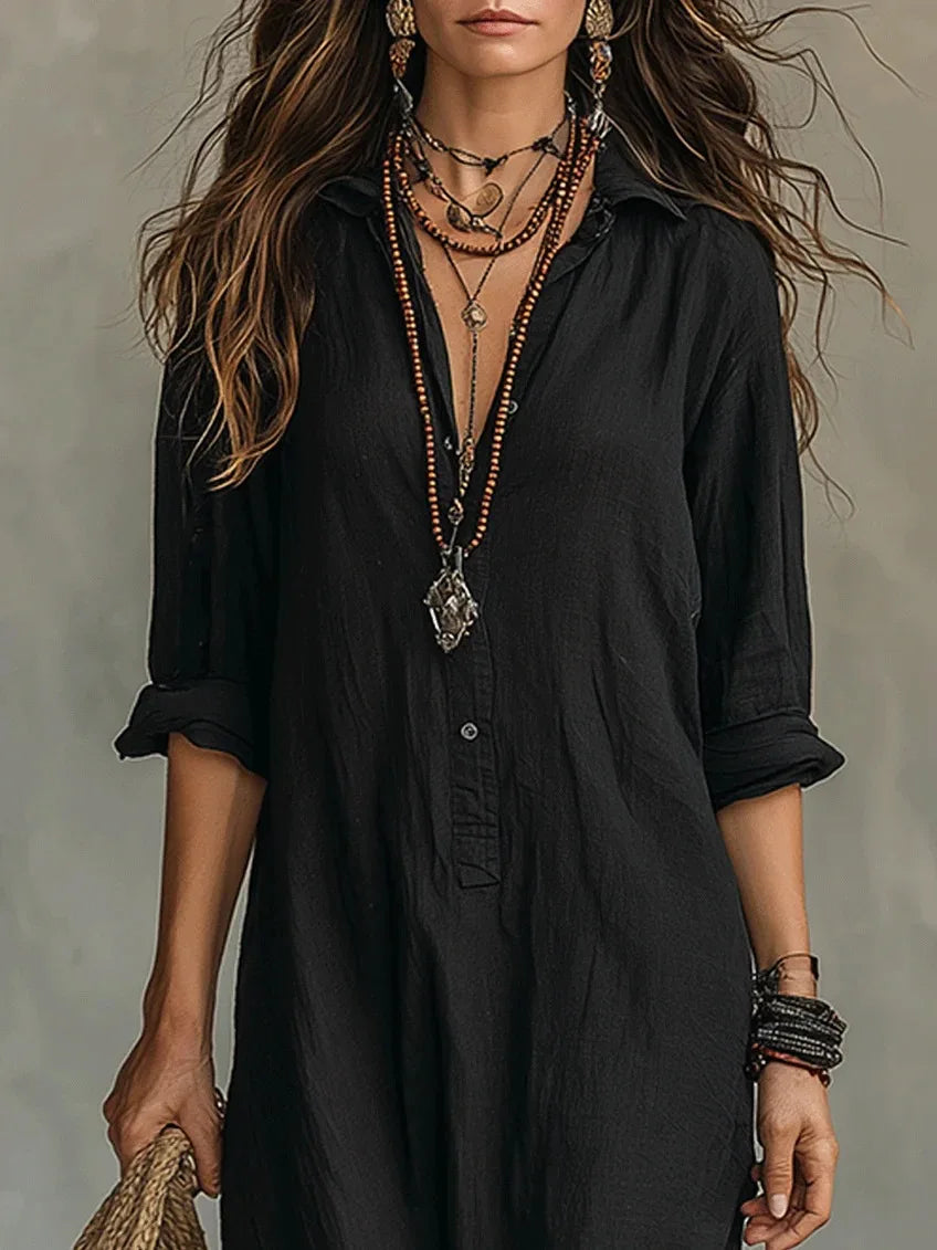 Lina™ – Linen Dress