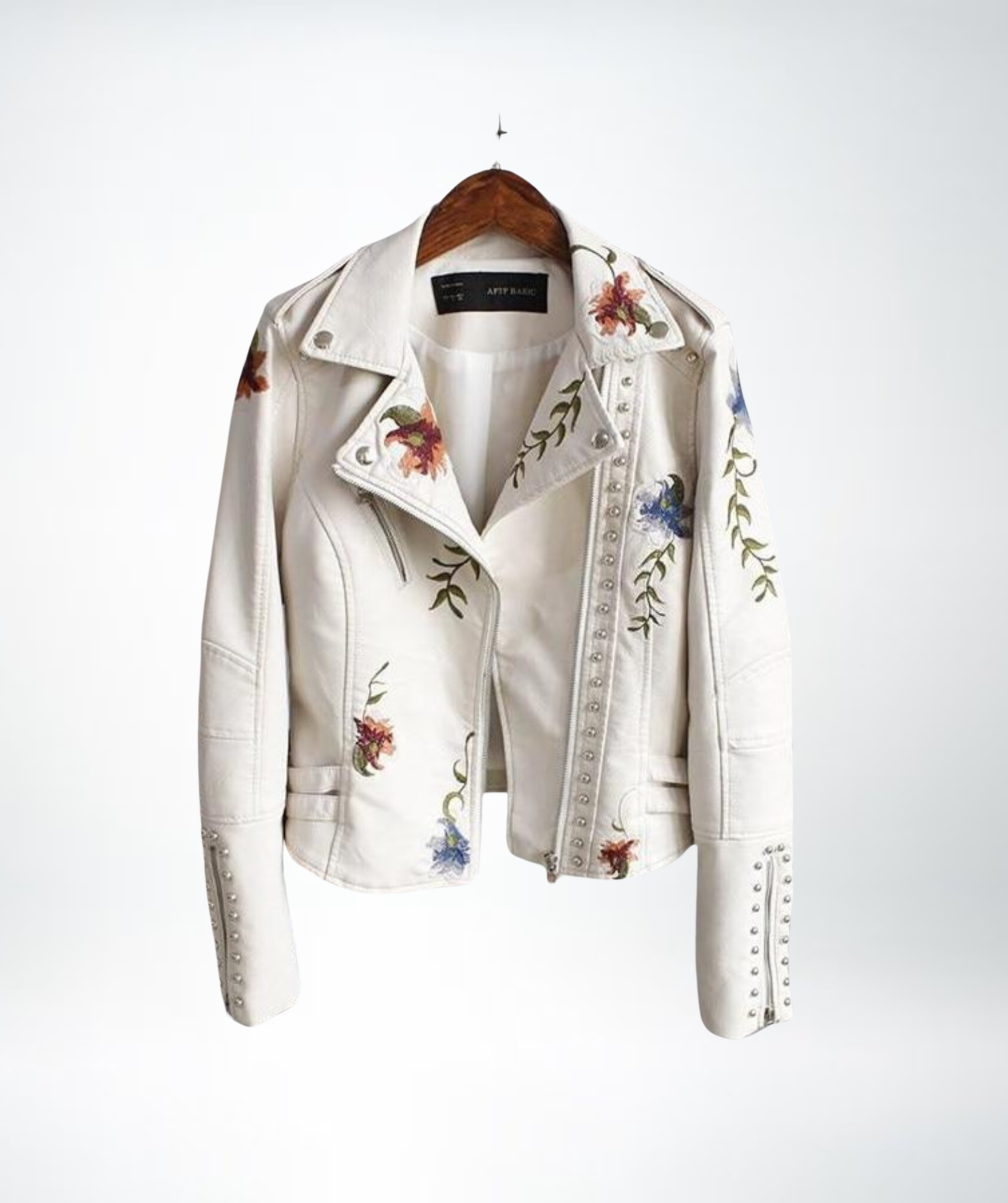Rose™ Ladies Floral Leather Jacket