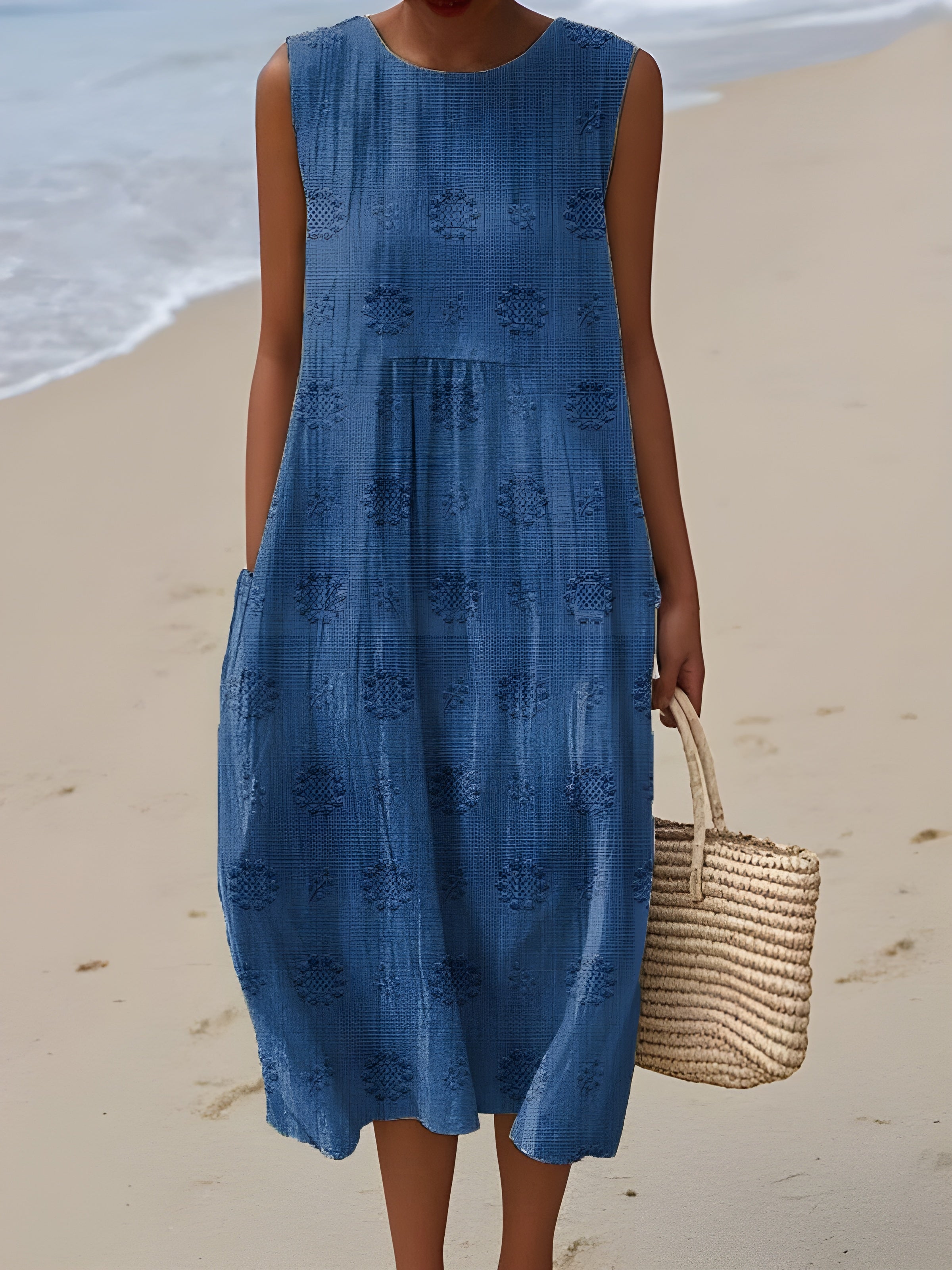 Rose™ Embroidered Midi Dress