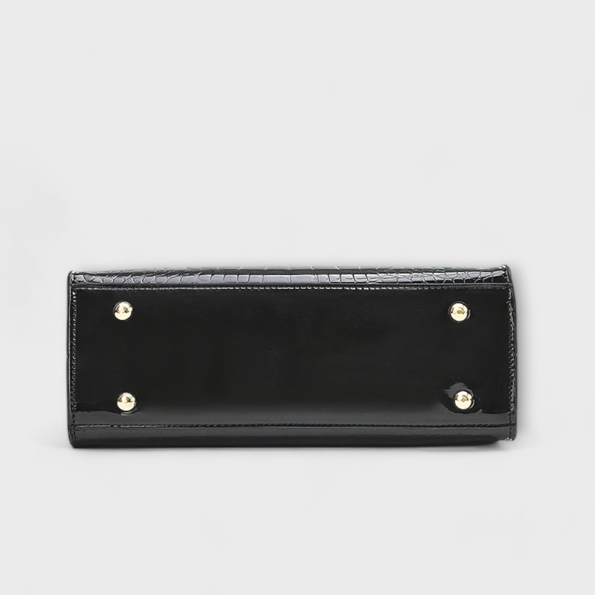 Brielle™ Glossy Crocodile Patterned Handbag