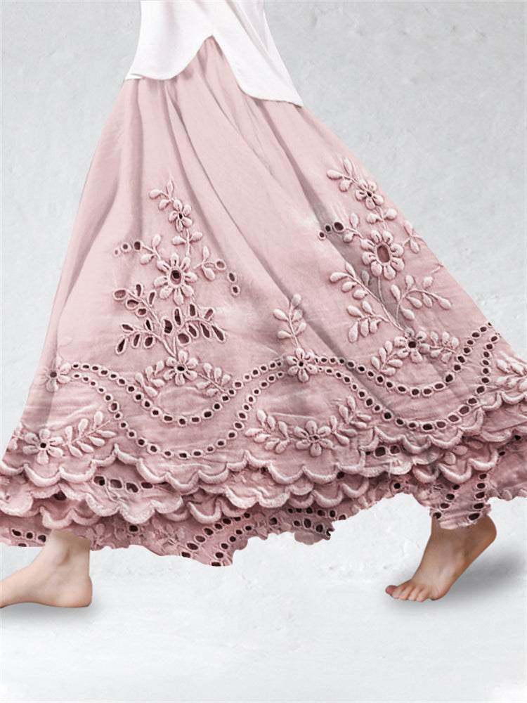Ellie™ Boho Printed Skirt