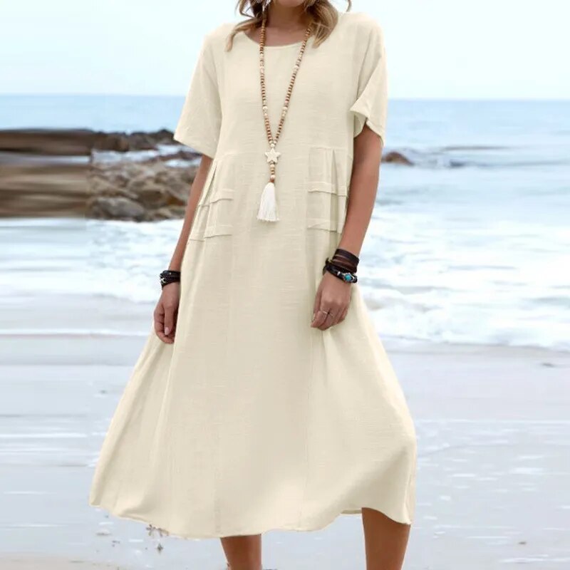 Hannah™ Chic Cotton Sundress