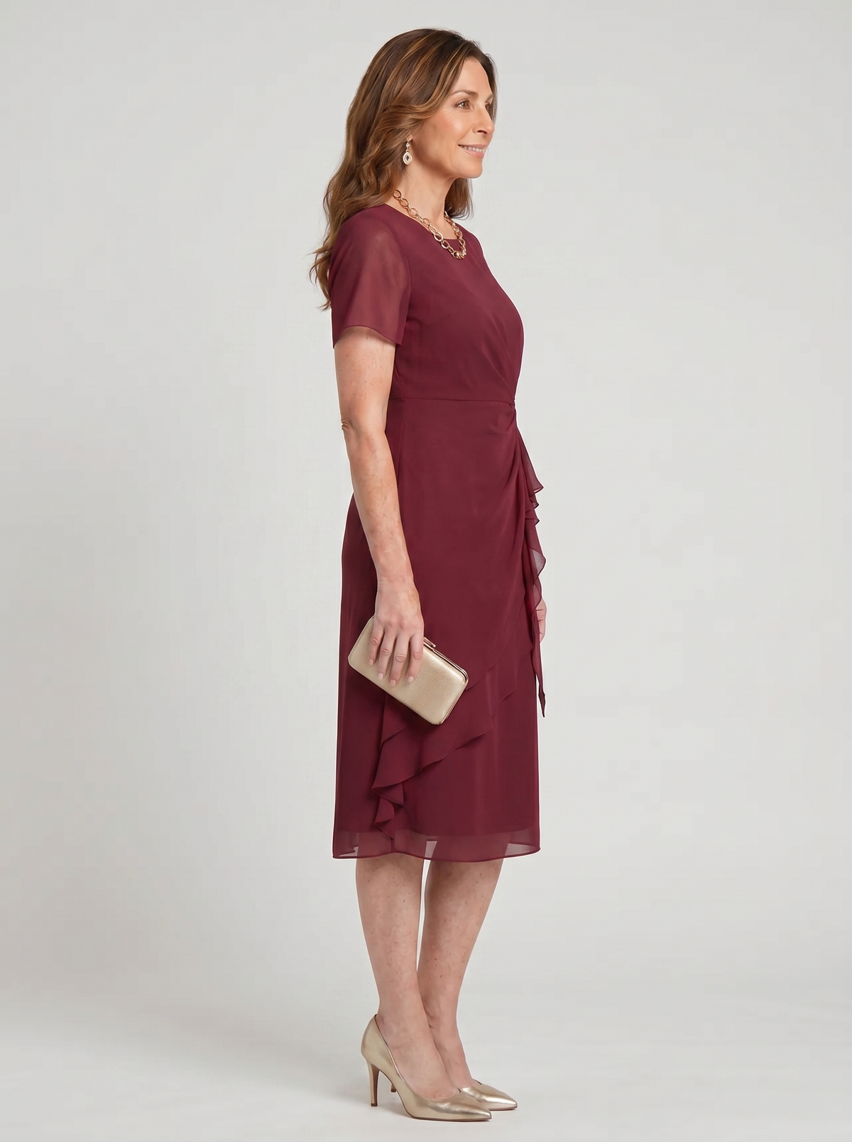 Sara - Elegant Draped Dress