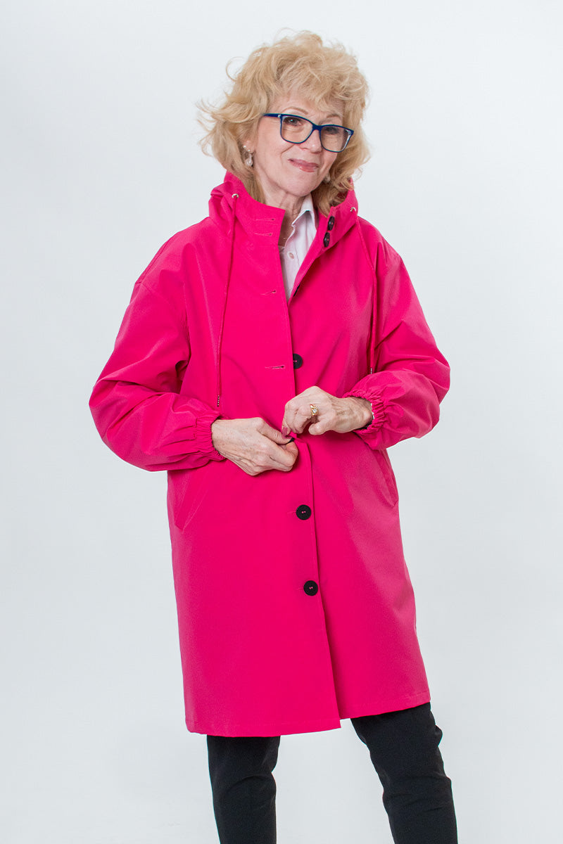 Rachel™ - Water-Resistant Oversized Hooded Windbreaker
