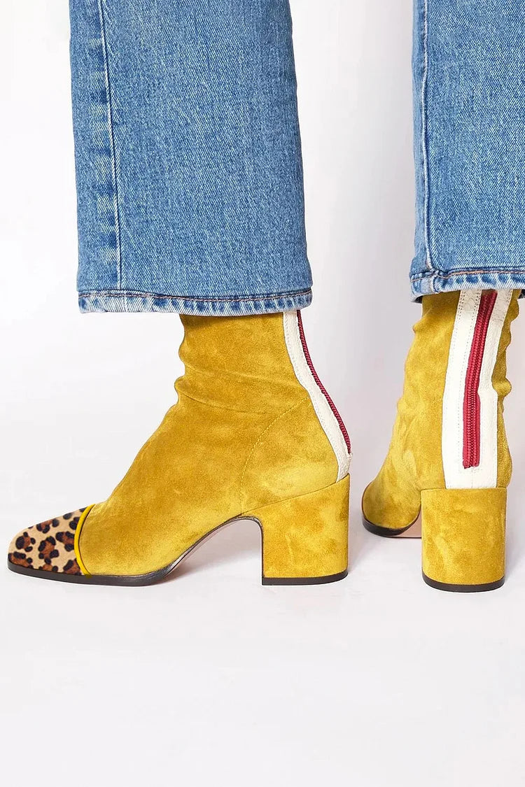 Jenna™ Chic Mid-Heel Ankle Boots