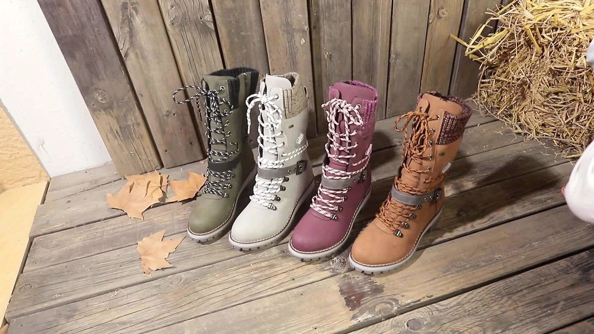 Ellie™ Non-Slip Mid-Calf Winter Boots