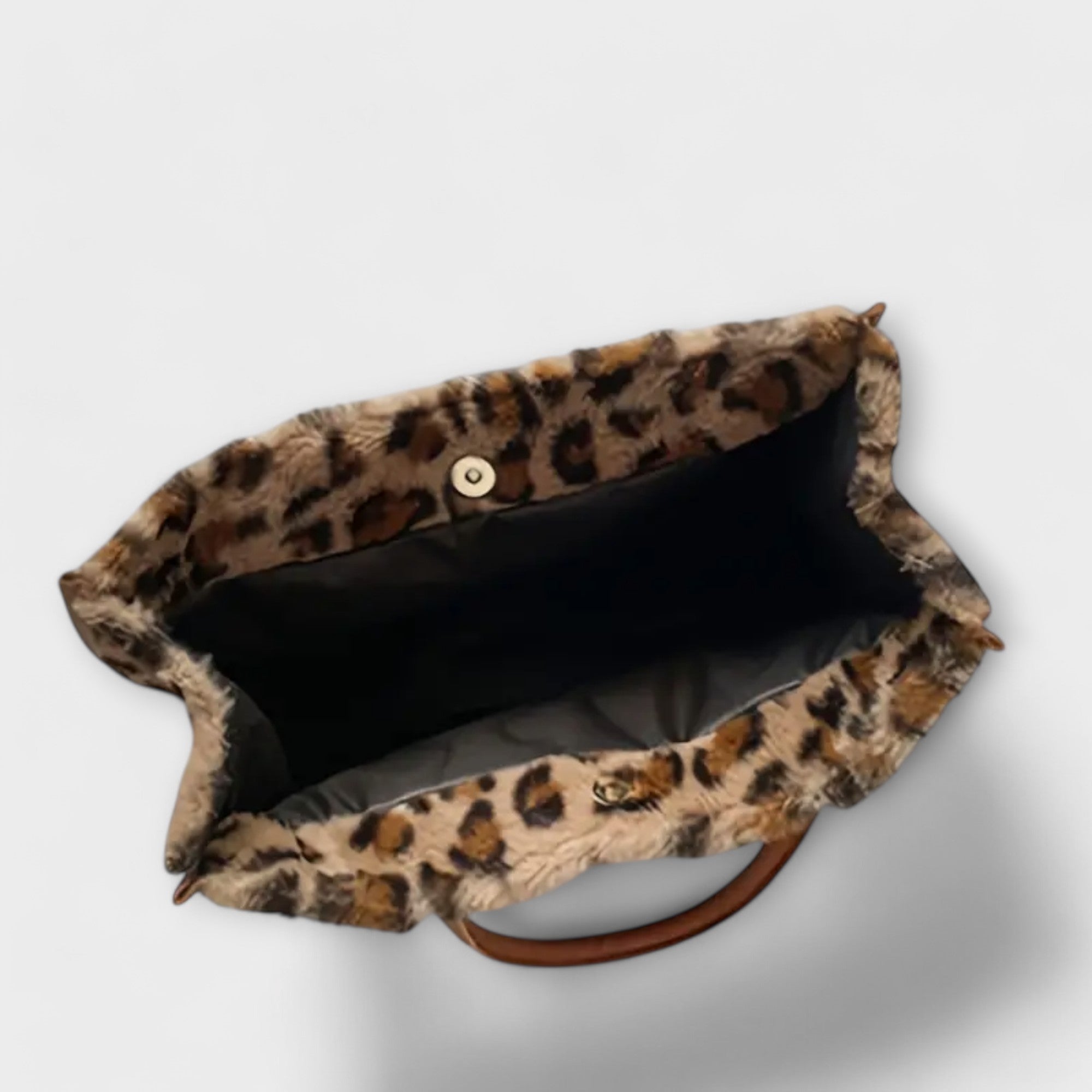 Melody™ Chic Leopard Print Plush Tote