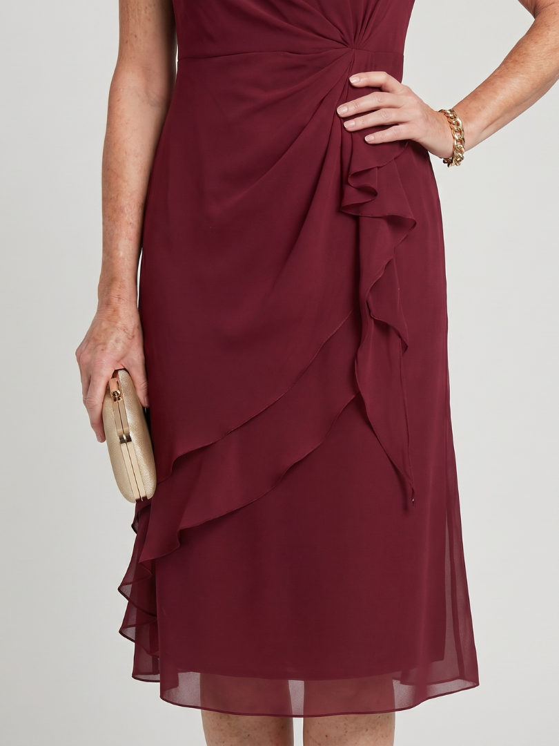 Sara - Elegant Draped Dress