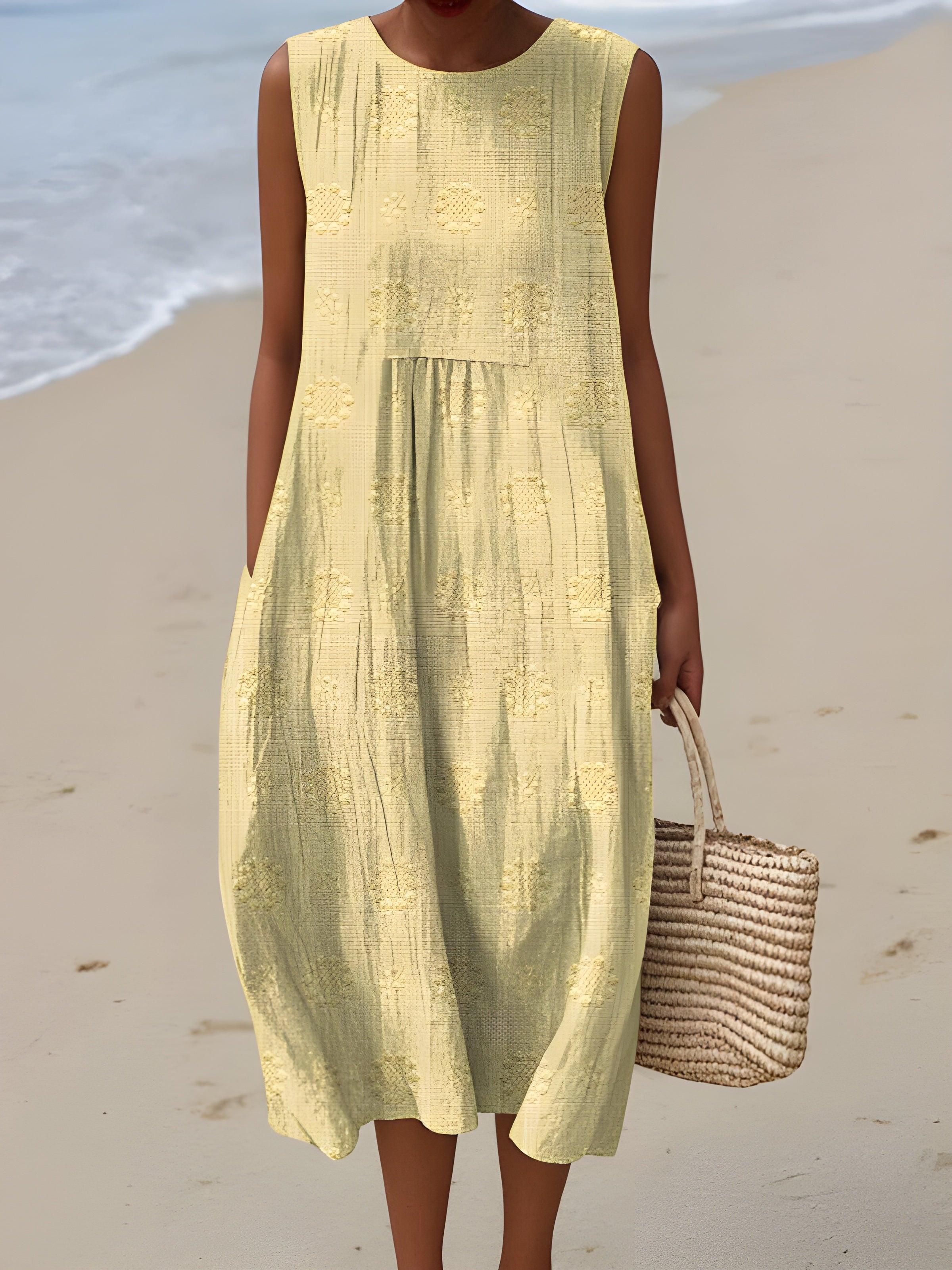 Rose™ Embroidered Midi Dress