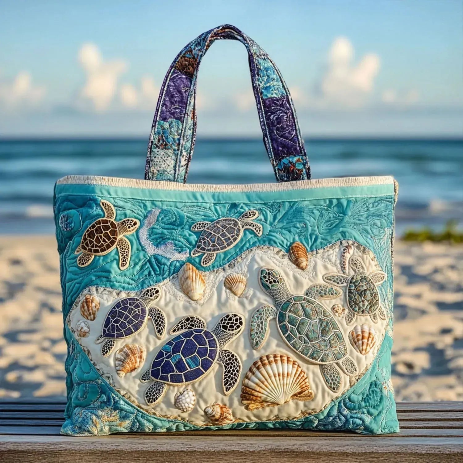 Artisanal Tote - Turtle Love