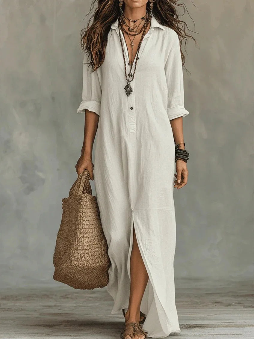 Lina™ – Linen Dress