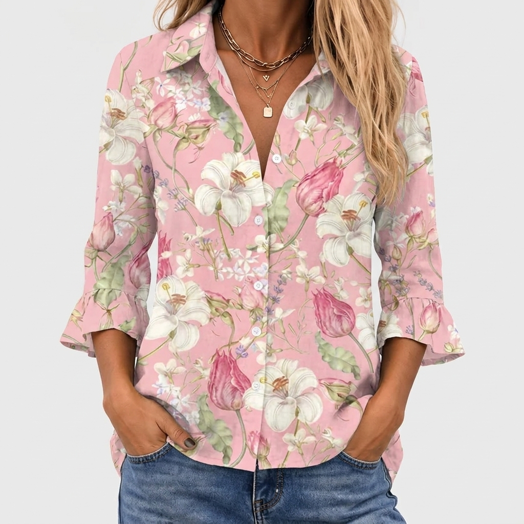 Frances™ | Elegant Bloom Blouse