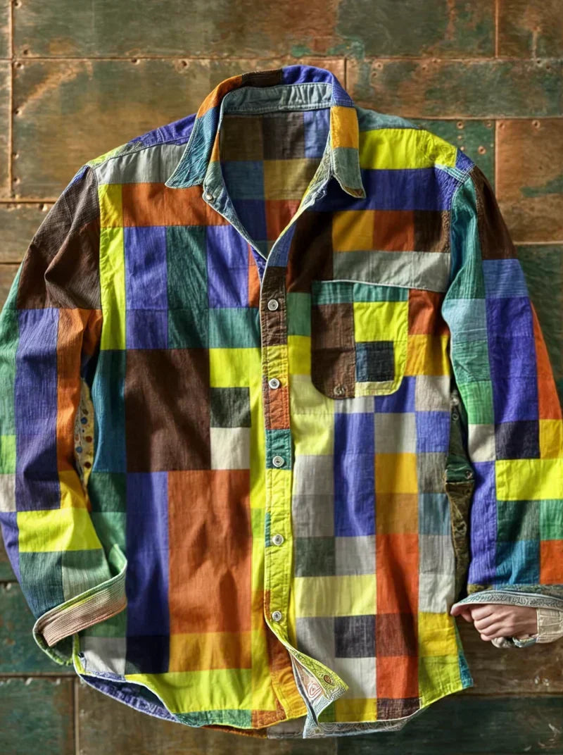 The Russel — Patchwork Statement Shirt