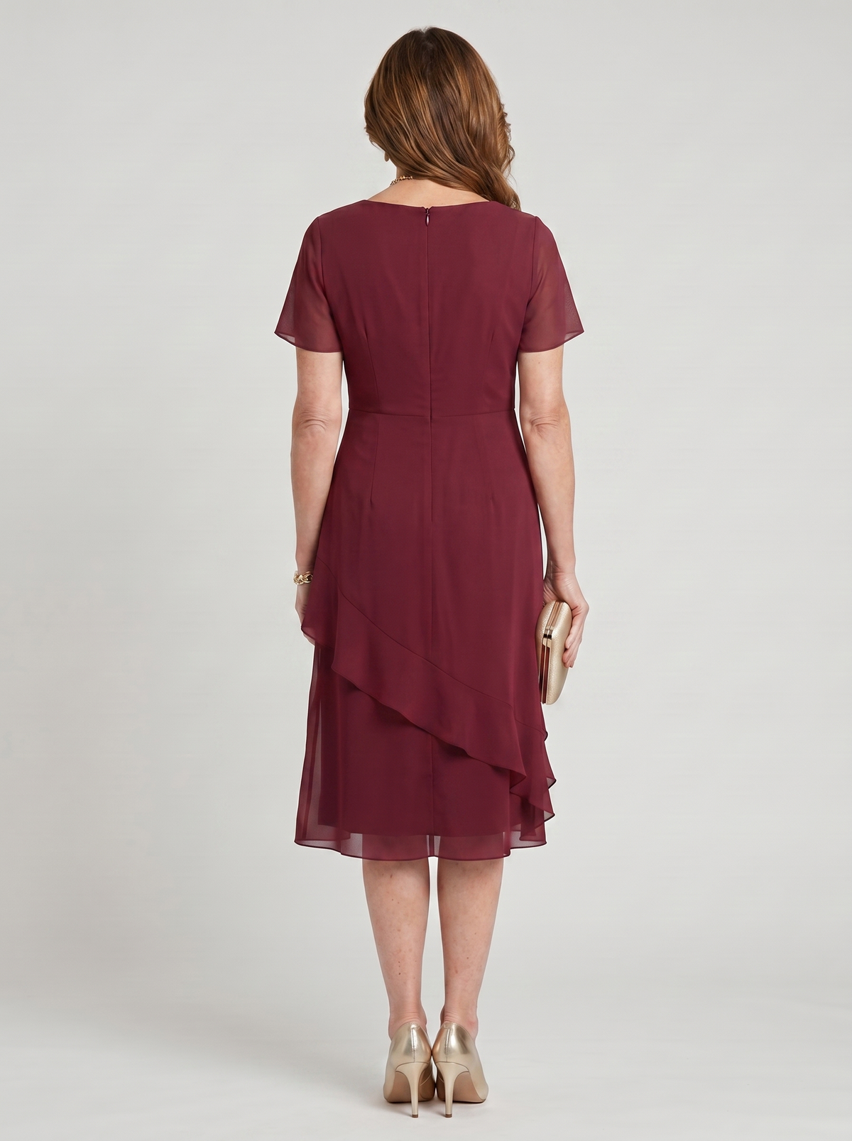 Sara - Elegant Draped Dress