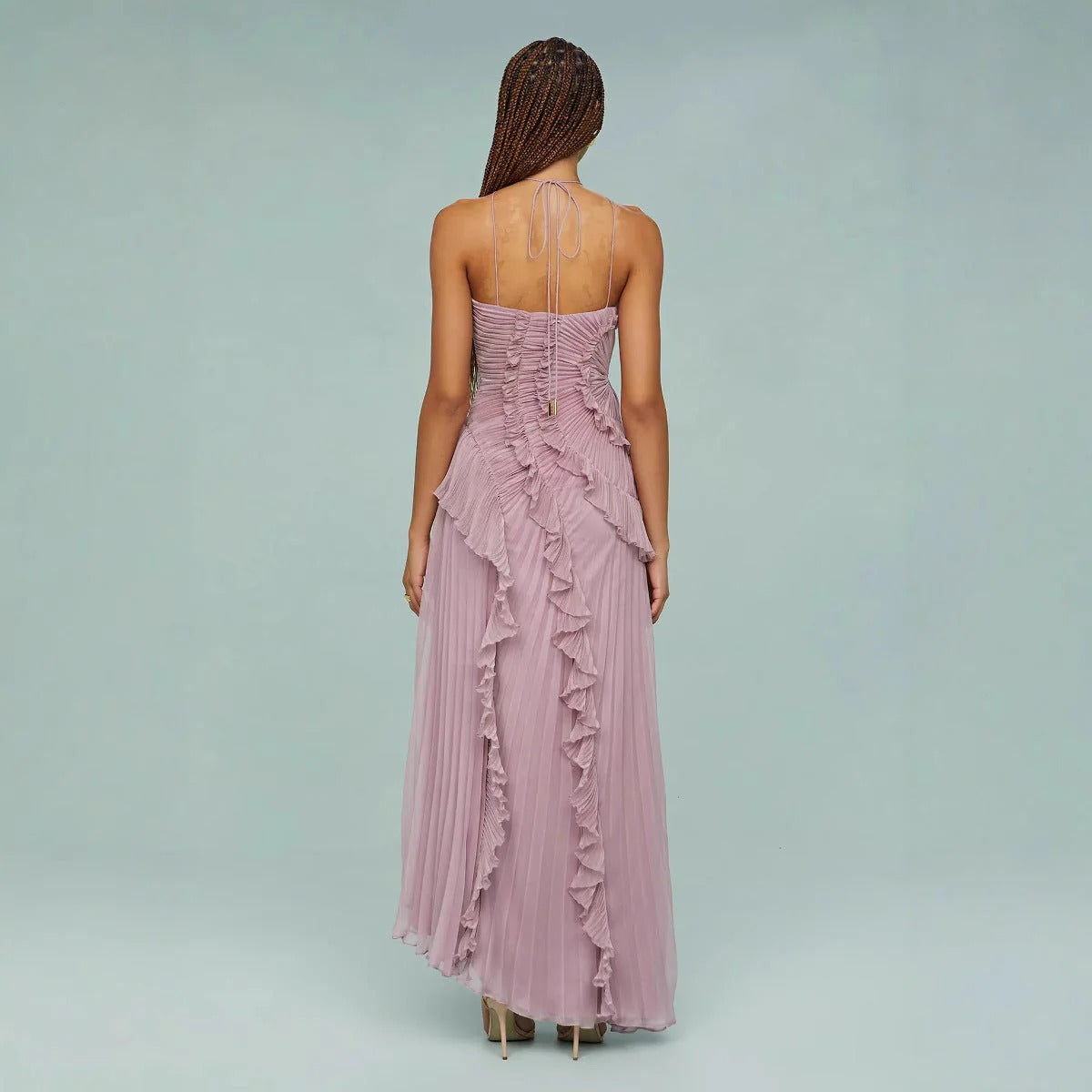 Adelynn™ | Long Ruffle Dress