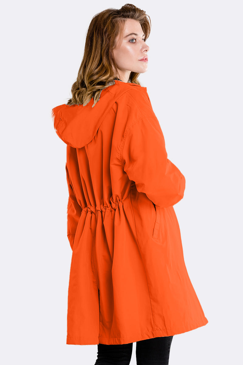 Rachel™ - Water-Resistant Oversized Hooded Windbreaker